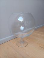 Vaas in vorm van Cognac glas, Huis en Inrichting, Woonaccessoires | Vazen, Ophalen, Zo goed als nieuw, Glas