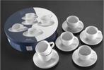 ensemble de 6 tasses à expresso + soucoupes porcelaine, Enlèvement ou Envoi, Comme neuf, Porcelaine, Tasse et/ou soucoupe