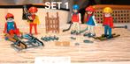 2 sets de Playmobil 3561 Sports d'hiver - Skieurs (1978), Enlèvement ou Envoi, Utilisé, Ensemble complet