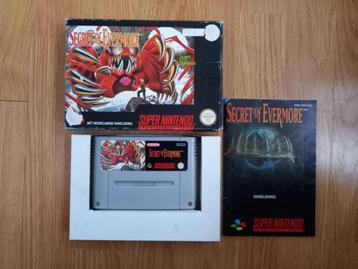 Secret of Evermore complet en boîte (CIB) pour la SNES