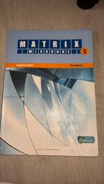 Matrix Wiskunde 5, analyse deel 1 Doorstroom Basis Handboek, Boeken, ASO, Wiskunde A, Pelckmans, Ophalen
