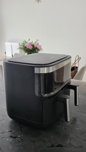 Friteuse à air chaud double avec 2 compartiments de cuisson, Electroménager, Enlèvement ou Envoi, Comme neuf, Friteuse à air