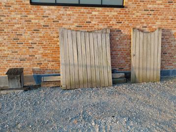 Houten poort  beschikbaar voor biedingen