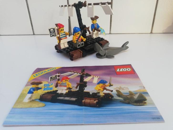 lego 6257 piraten Castaways Raft, Kinderen en Baby's, Speelgoed | Duplo en Lego, Gebruikt, Lego, Complete set, Ophalen of Verzenden