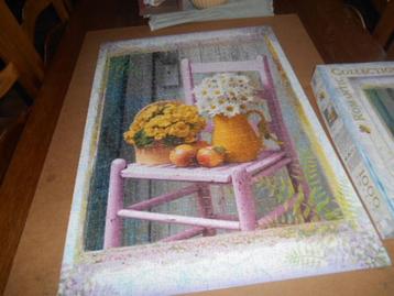 puzzel 1000 stukjes Romantic collectie Clementoni beschikbaar voor biedingen