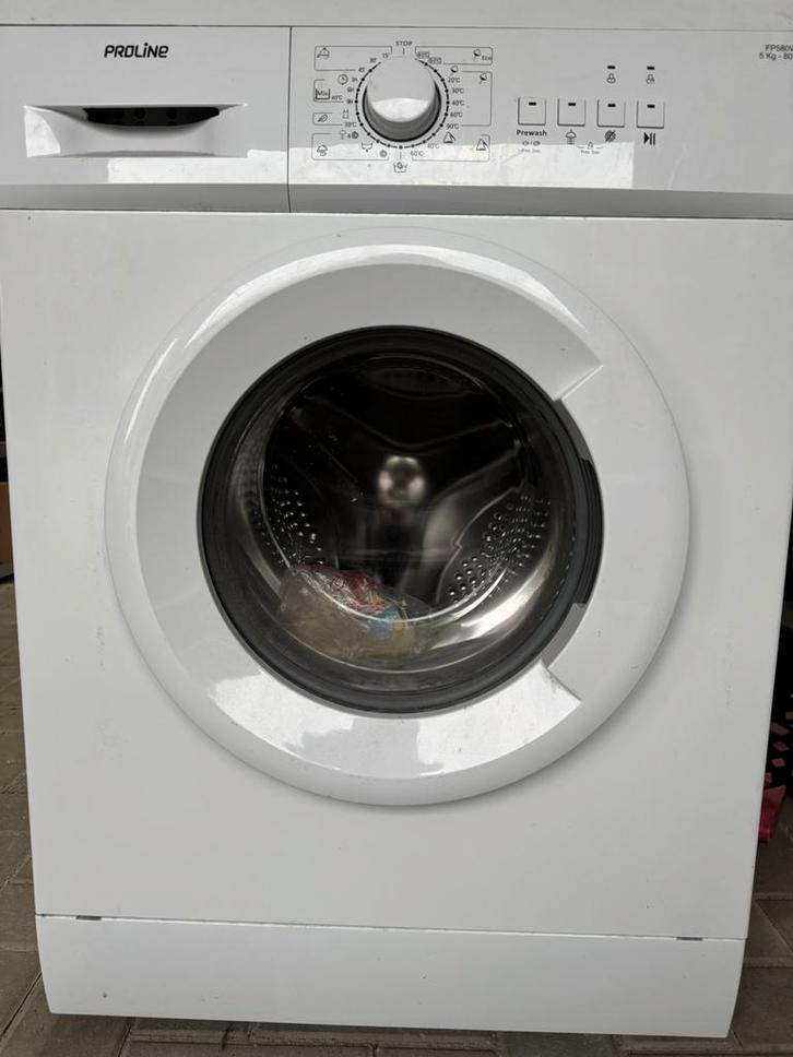 Machine à laver Proline 5 kg — en raison du déménagement, Electroménager, Lave-linge, Chargeur frontal, 4 à 6 kg, 85 à 90 cm, Enlèvement