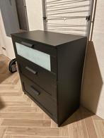 Meuble a tiroir noir, Maison & Meubles, Armoires | Armoires à porte coulissante & Armoires à archives, 25 à 50 cm, Moins de 100 cm