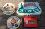 Reclame bordjes de koninck, Verzamelen, Biermerken, Ophalen of Verzenden, Zo goed als nieuw, De Koninck