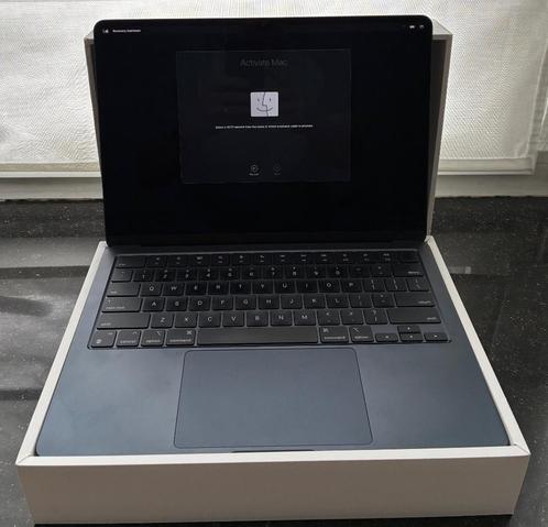 Apple MacBook Air M2 Midnight US Int'l, Computers en Software, Apple Macbooks, Gebruikt, MacBook Air, 13 inch, 3 tot 4 Ghz, 256 GB