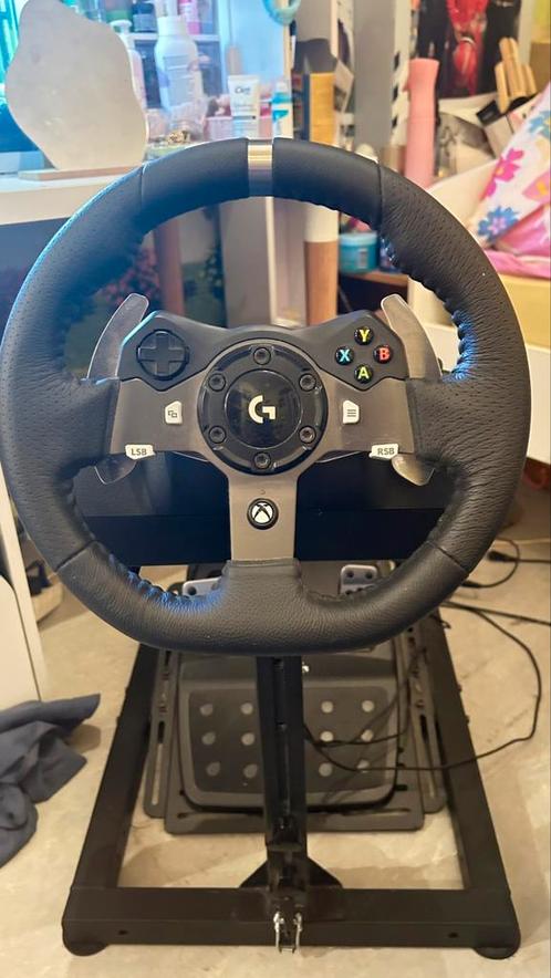 Logitech racing wheel + pedals, next level racing wheelstand, Games en Spelcomputers, Spelcomputers | Xbox | Accessoires, Overige typen
