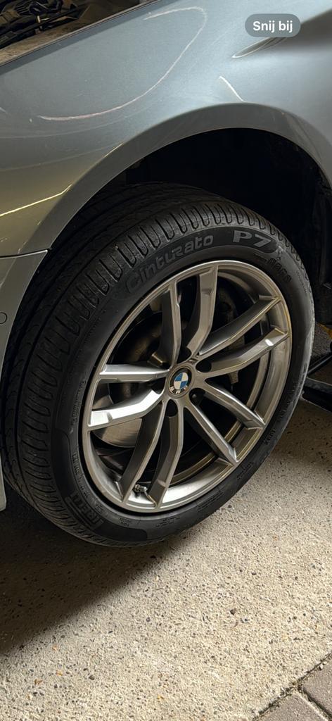 Bmw G30 5 reeks M pakket velgen 18 inch met TPMS sensoren, Auto-onderdelen, Banden en Velgen, Band(en), Zomerbanden, 18 inch, Personenwagen