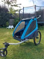 Fietskar Thule Coaster XT - met 2 bevestigingen voor fiets, Vélos & Vélomoteurs, Accessoires vélo | Remorques, 40 à 60 kg, Pliable