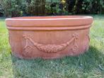 Bloembak terracotta ovaal, Ophalen, Steen, Minder dan 60 cm, Tuin