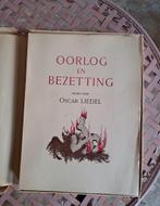 Oscar Liedel Oorlog en bezetting luxe prentenbox 1947, Ophalen, Gebruikt, 1940 tot 1960, Prent