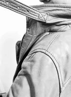 Veste en cuir caramel Massimo Dutti, Taille 36 (S), Brun, Porté, Enlèvement ou Envoi