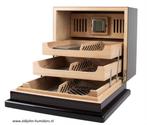 HUMIDOR KABINET  ELEVATE — EBONY HIGH GLOSS (75 SIGAREN) h88, Verzamelen, Rookartikelen, Aanstekers en Luciferdoosjes, Verzenden