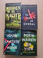 4 Thrillers (28€ samen) ook apart te koop, Boeken, Ophalen, Zo goed als nieuw