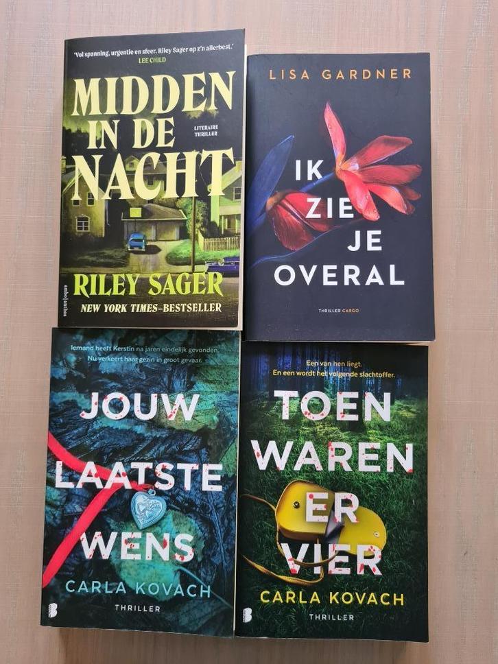 4 Thrillers (28€ samen) ook apart te koop, Boeken, Thrillers, Zo goed als nieuw, Ophalen