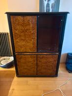 Izegem Aurora Notenfineer bar kast, Antiek en Kunst, Ophalen