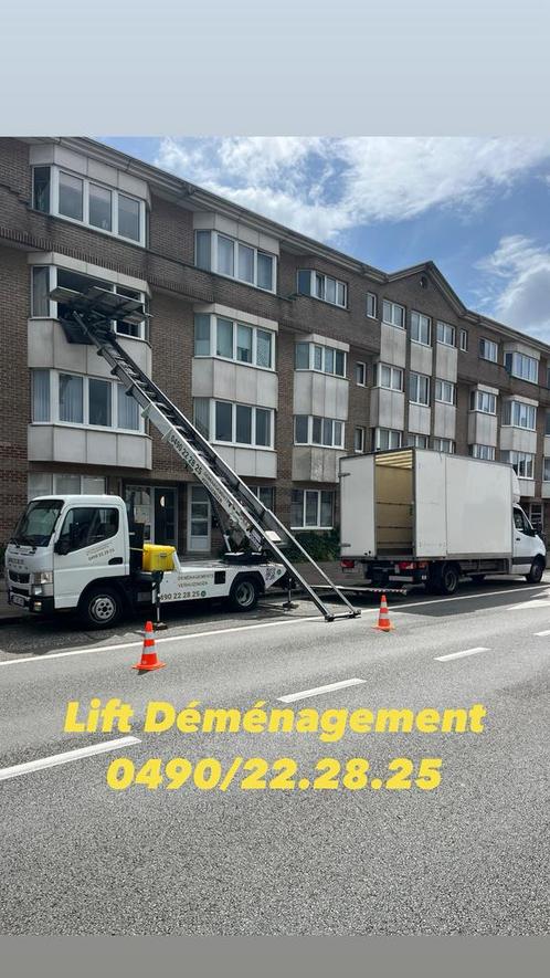 7/7 LIFT + 20m3 VERHUISWAGEN 📞0490 22 28 25📞, Huis en Inrichting, Kasten |Televisiemeubels, Ophalen of Verzenden