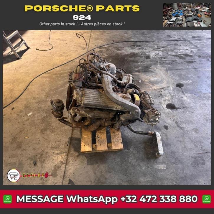 Porsche 924-motor — 30.300 km, Auto-onderdelen, Motor en Toebehoren, Oldtimer onderdelen, Porsche, Gebruikt, Ophalen
