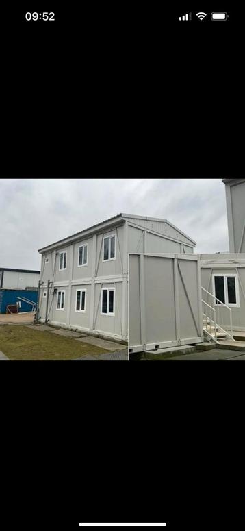 Woonunit werfunit 8 container 2 woningen tijdelijke woning, Enlèvement
