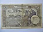 Joegoslavië 100 Dinara 1929, Postzegels en Munten, Bankbiljetten | Europa | Niet-Eurobiljetten, Verzenden, Joegoslavië