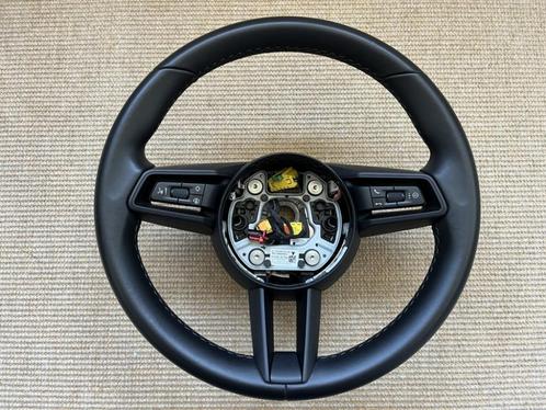 Porsche Taycan 9J1 zwart stuur stuurwiel sportstuur 2020, Auto-onderdelen, Besturing, Porsche, Gebruikt, Ophalen of Verzenden