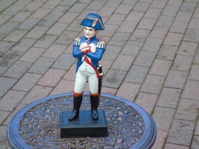 napoléon en fonte pat couleurs rouillé ..., Jardin & Terrasse, Décoration murale de jardin, Neuf, Enlèvement ou Envoi
