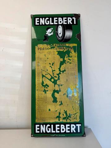 ENGLEBERT emaille reclamebord 1956 beschikbaar voor biedingen