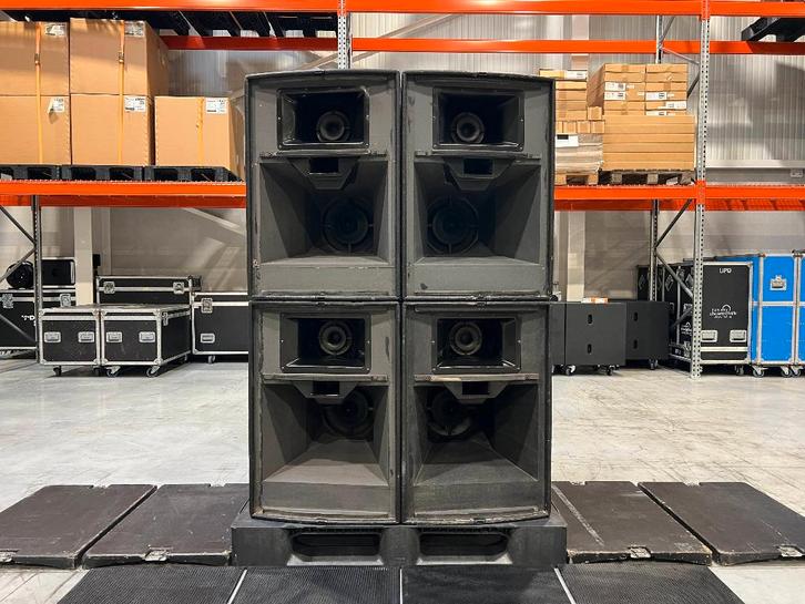 4x Martin Audio W8C 12"/6,5"/1" top + 4x cover, TV, Hi-fi & Vidéo, Enceintes, Utilisé, Haut-parleurs Frontaux, Arrière ou Stéréo