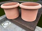 2 Nog Nieuwe Magnifieke Impruneta Terracotta Bloempotten !!!, Tuin en Terras, Bloempotten, Ophalen, 40 cm of meer, Rond, Nieuw