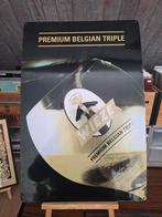 Reclamebord Blik - Wieze Tripel, Verzamelen, Merken en Reclamevoorwerpen, Ophalen, Zo goed als nieuw, Reclamebord