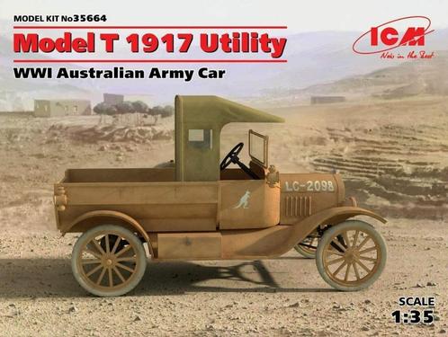 ICM (35664): Ford T (1917) model Utility au 1:35, Hobby & Loisirs créatifs, Modélisme | Voitures & Véhicules, Neuf, Voiture, 1:32 à 1:50
