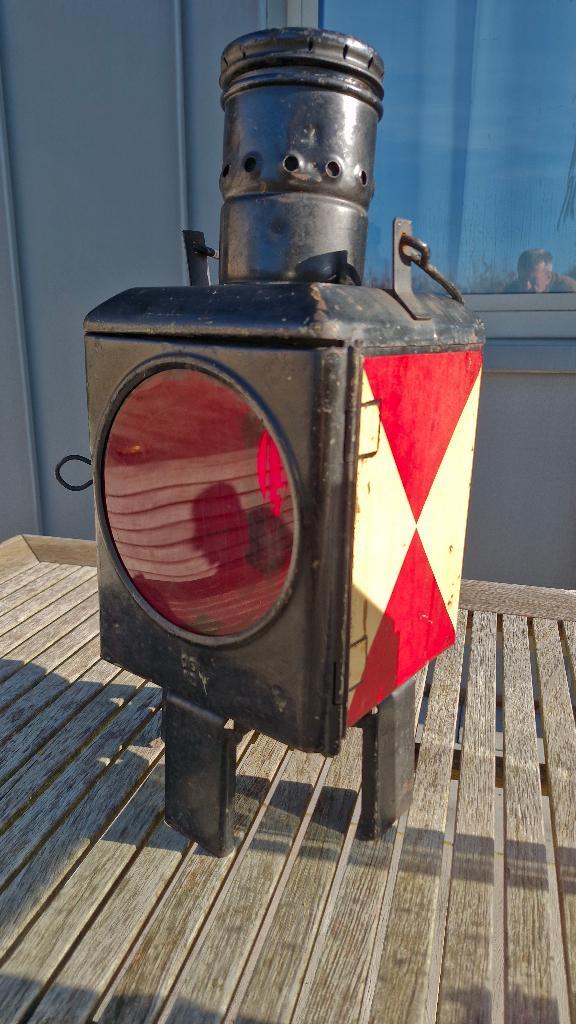 Deutsche Baan - Ancienne lanterne de signalisation - DB 82, Collections, Trains & Trams, Utilisé, Train, Enlèvement ou Envoi