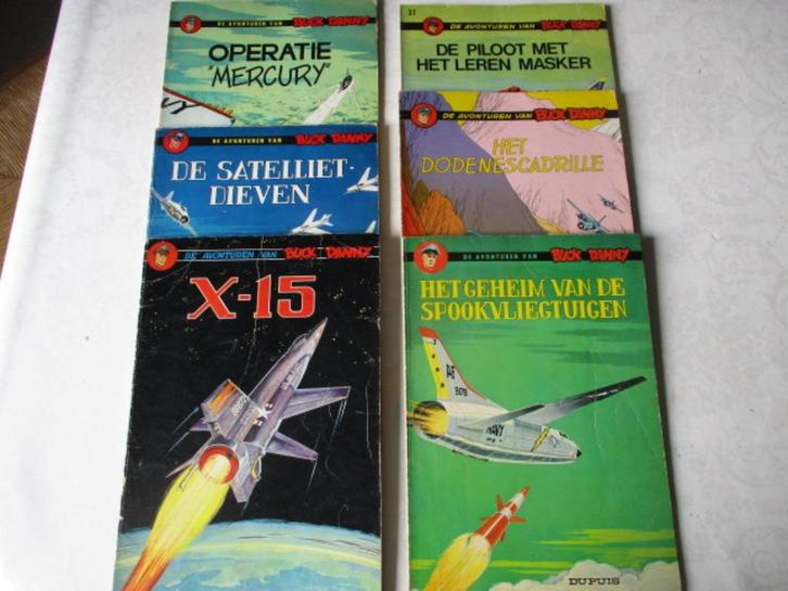 buck danny , 6x nr 29-30-31-33-35-37, Boeken, Stripverhalen, Gelezen, Meerdere stripboeken, Ophalen of Verzenden
