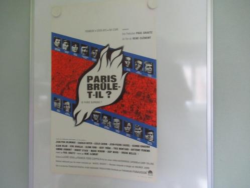 Affiche du film PARIS BRULE-IL, Collections, Posters & Affiches, Comme neuf, Cinéma et TV, A1 jusqu'à A3, Rectangulaire vertical