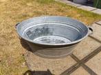 Oude zinken teil/ bloembak, Tuin en Terras, Ophalen, Gebruikt, Tuin, Metaal