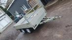 Remorque double essieux 750kg Aluminium 2,60cm/1,55cm, Ophalen of Verzenden, Zo goed als nieuw