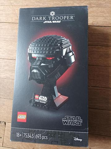 Lego 75343 Star Wars Dark Trooper-helm verzegeld cf afbeeldi beschikbaar voor biedingen