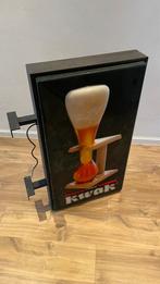 Lichtbak Kwak en Karmeliet., Verzamelen, Biermerken, Ophalen, Zo goed als nieuw, Reclamebord, Plaat of Schild