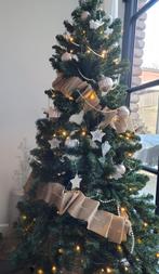 Kerstboom en versiering wit + zilver, Diversen, Kerst, Ophalen, Zo goed als nieuw