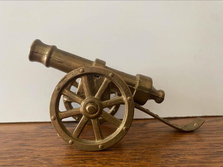 Canon ancien laiton, Antiquités & Art, Antiquités | Bronze & Cuivre, Enlèvement ou Envoi