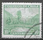 Chili 1961/1962 - Yvert 292 - Vallei van de Rio Maule (ST), Timbres & Monnaies, Timbres | Amérique, Affranchi, Envoi