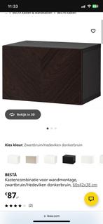 Ikea wandkasten besta x3, Ophalen, Zo goed als nieuw, Minder dan 150 cm, Minder dan 100 cm