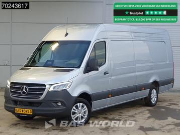 Mercedes Sprinter 319 CDI 190PK Automaat L4H2 XXL LED ACC Ca, Auto's, Automaat, Stof, Euro 6, Mercedes-Benz