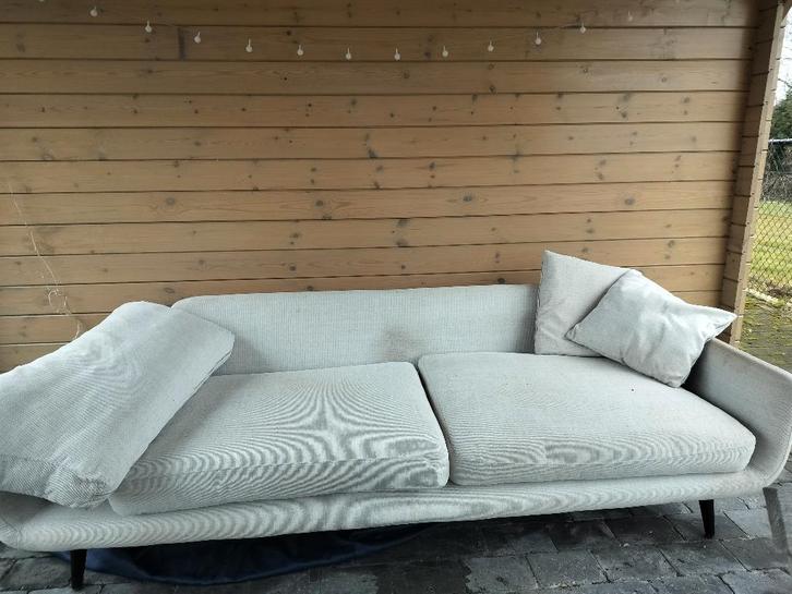 Zetel en kussens, Maison & Meubles, Canapés | Salons, Utilisé, Tissus, Enlèvement