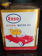 Vintage olieblik ESSO Extra Motor Oil, Verzamelen, Merken en Reclamevoorwerpen, Ophalen of Verzenden, Gebruikt