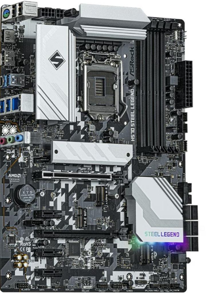 ASRock H570 Steel Legend LGA1200, Computers en Software, Moederborden, Zo goed als nieuw, Intel, DDR4, Ophalen of Verzenden