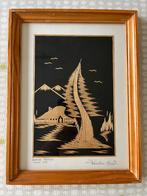 Œuvre d'art faite main avec paille de bambou, Antiquités & Art, Enlèvement ou Envoi